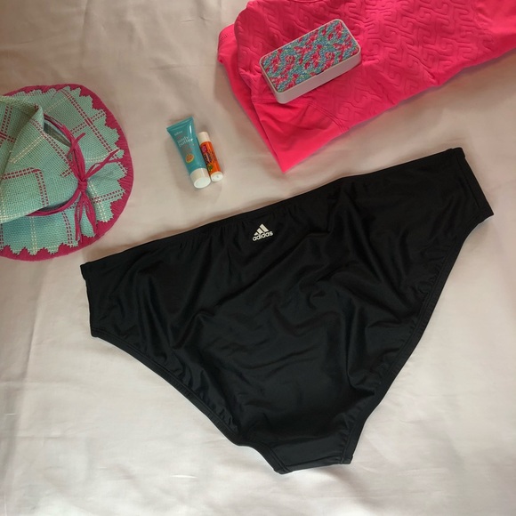 Adidas 2X Black Bikini Hipster NWT - Picture 5 of 6